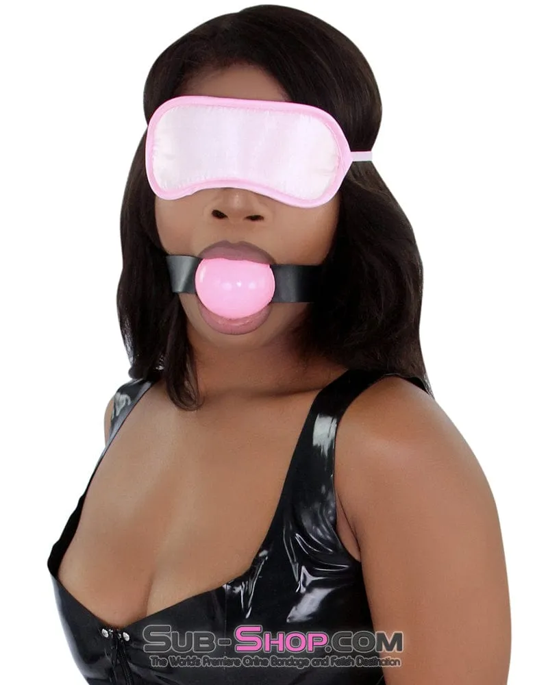 0597A      2" Large Ball Gag, Candy Pink Ball Gag