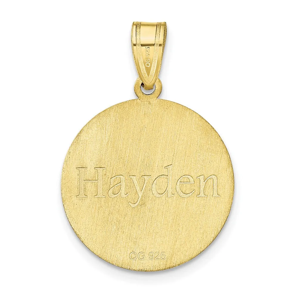 10KY Personalized Basketball Pendant