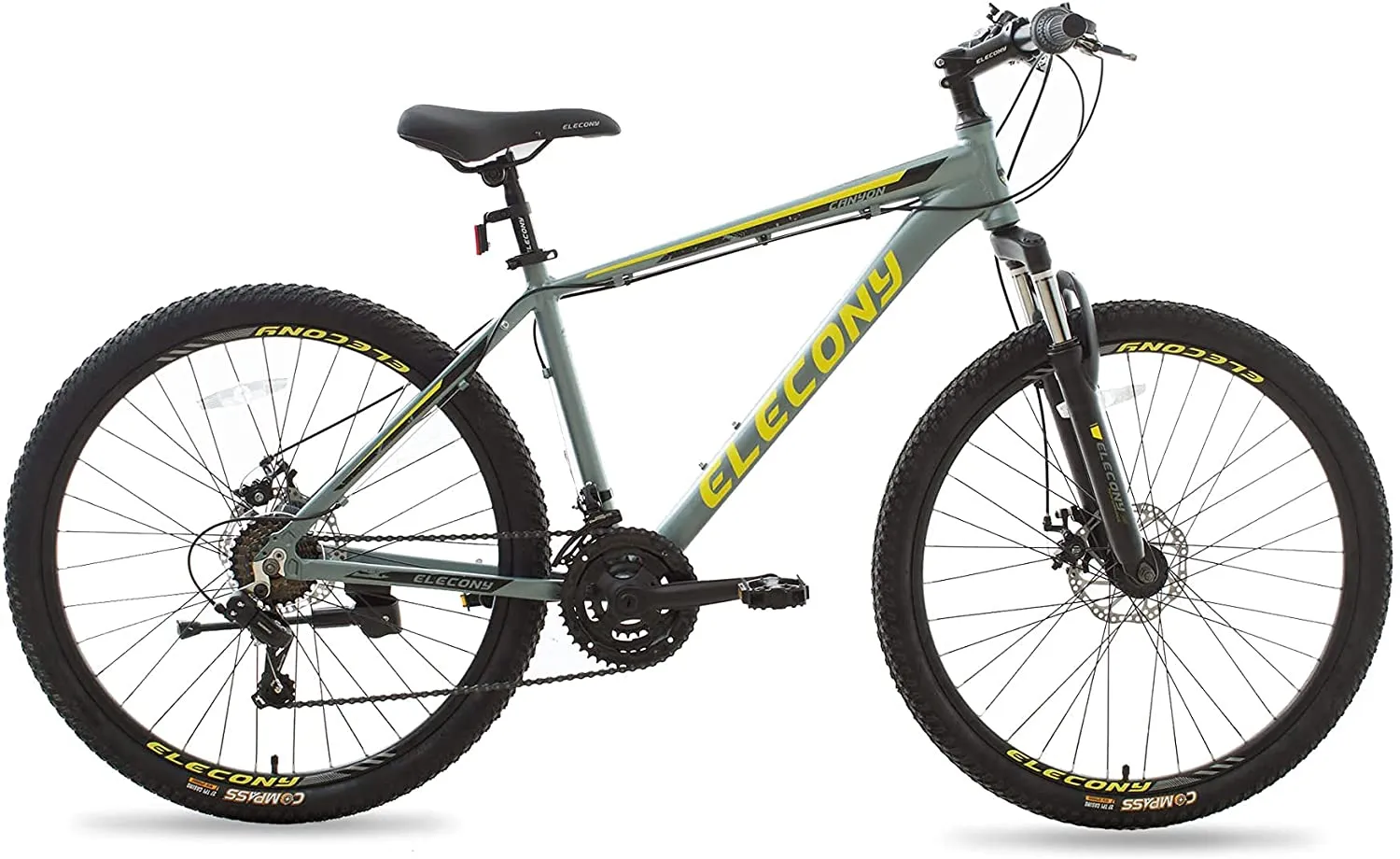 26 inch Aluminum Mountain Bike, Shimano 21 Speed Mountain Bicycle Dual Disc Brakes for Woman Men
