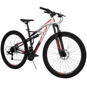 27.5 Inch Oxide Mens Mountain Bike Dual Suspension 21-Speed