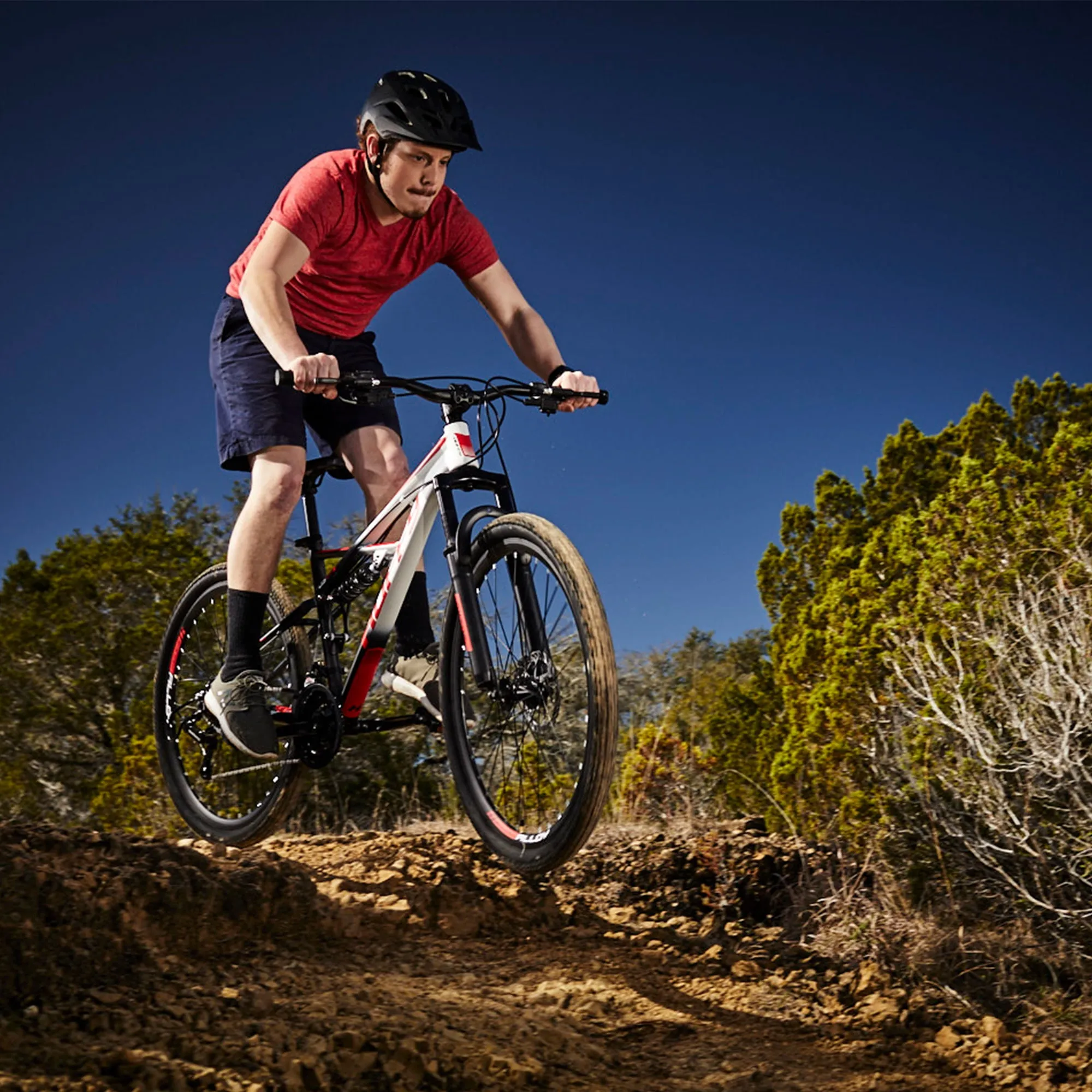 27.5 Inch Oxide Mens Mountain Bike Dual Suspension 21-Speed