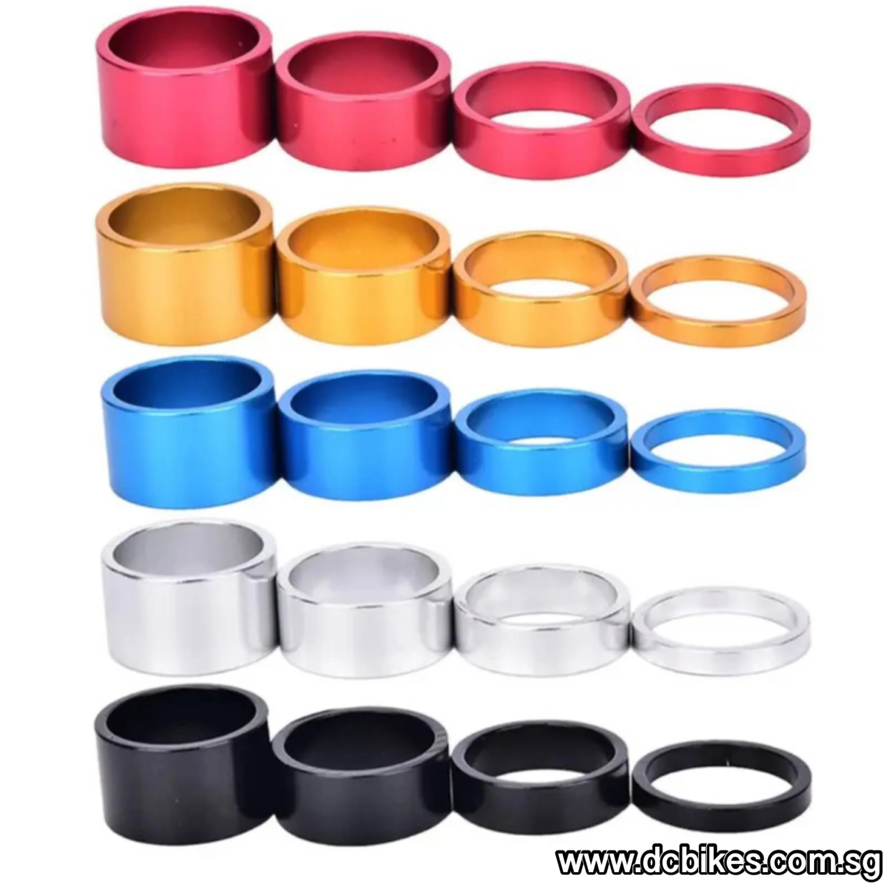 28.6mm Aluminium Anodized Headset Spacer 1-1/8