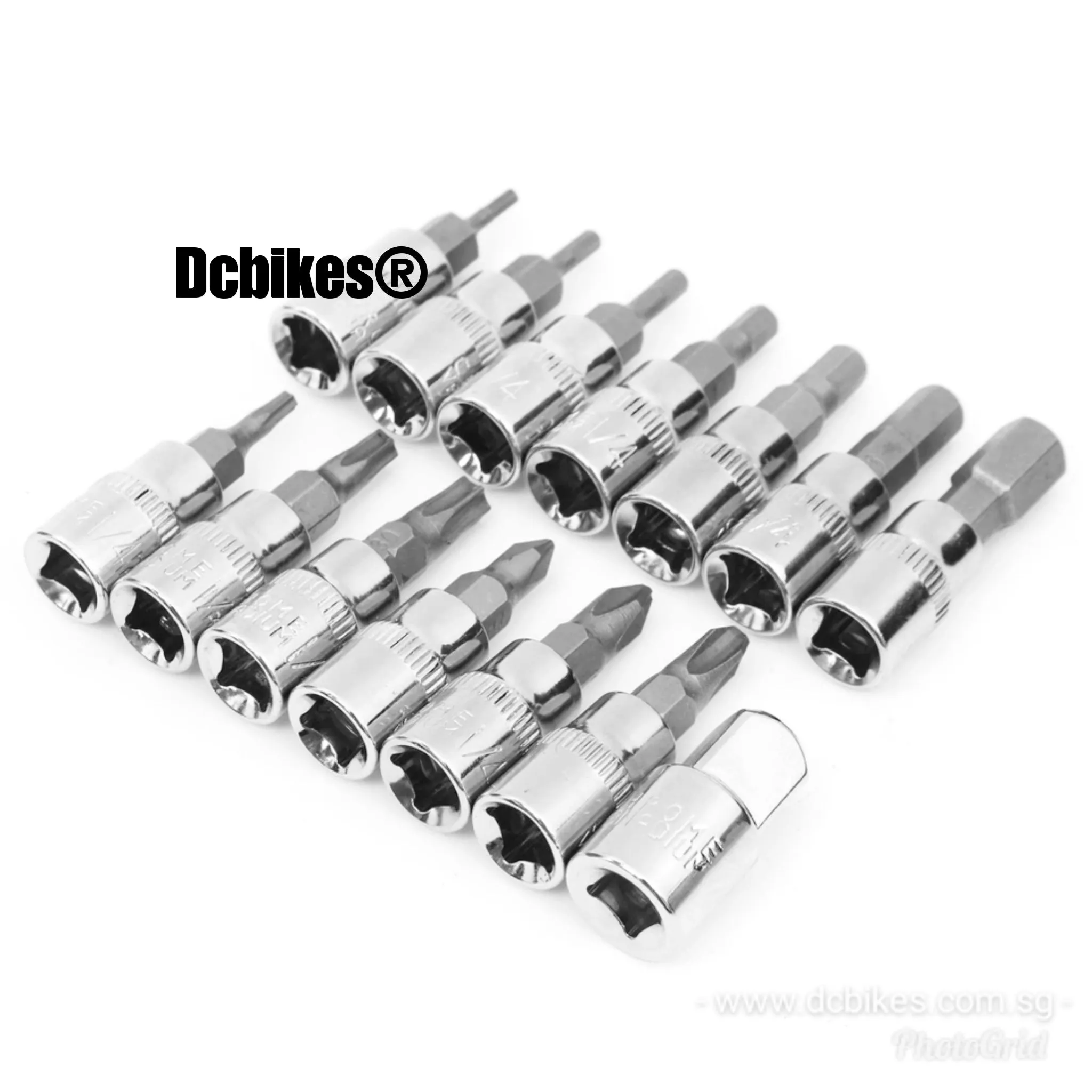 39 Pieces 5-25Nm Torque Wrench Professional Set 1/4 Tool Kit