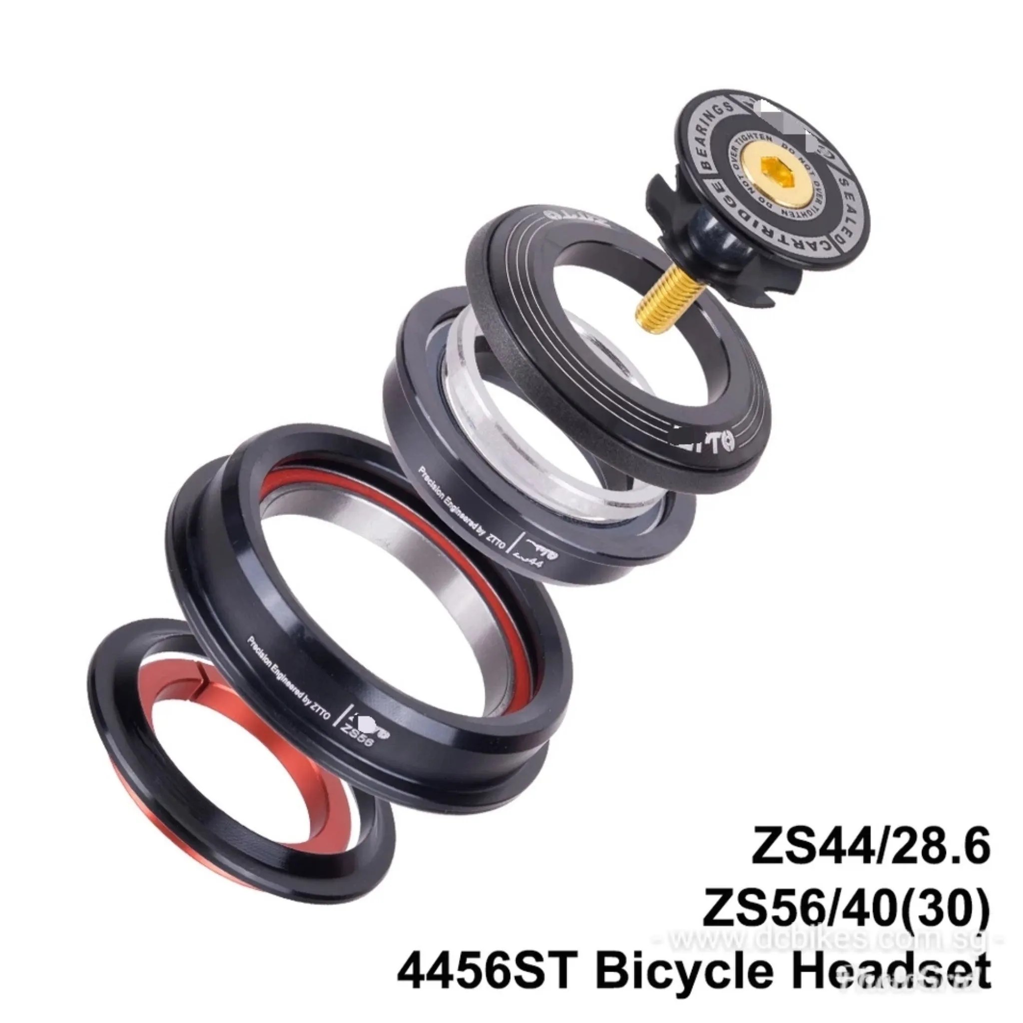 44mm-55mm | 56mm Tapered Headset   2 Sealed Bearings CNC Aluminum