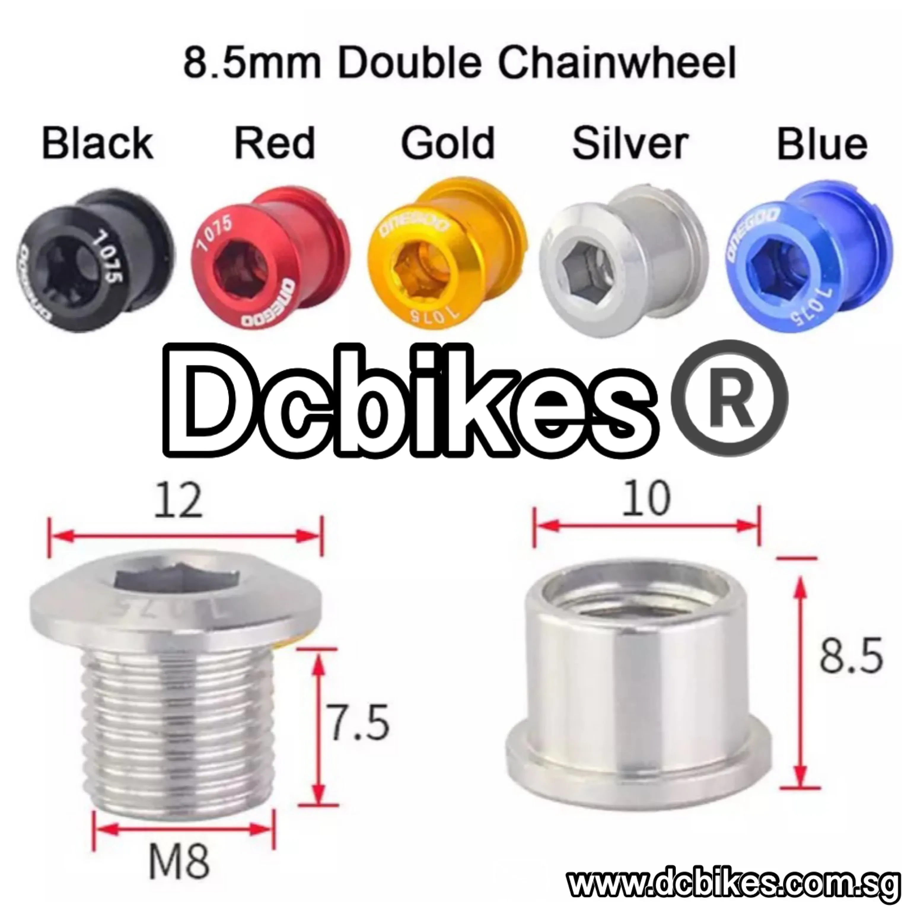 5 X 8.5mm MTB Road Chain Ring Bolts