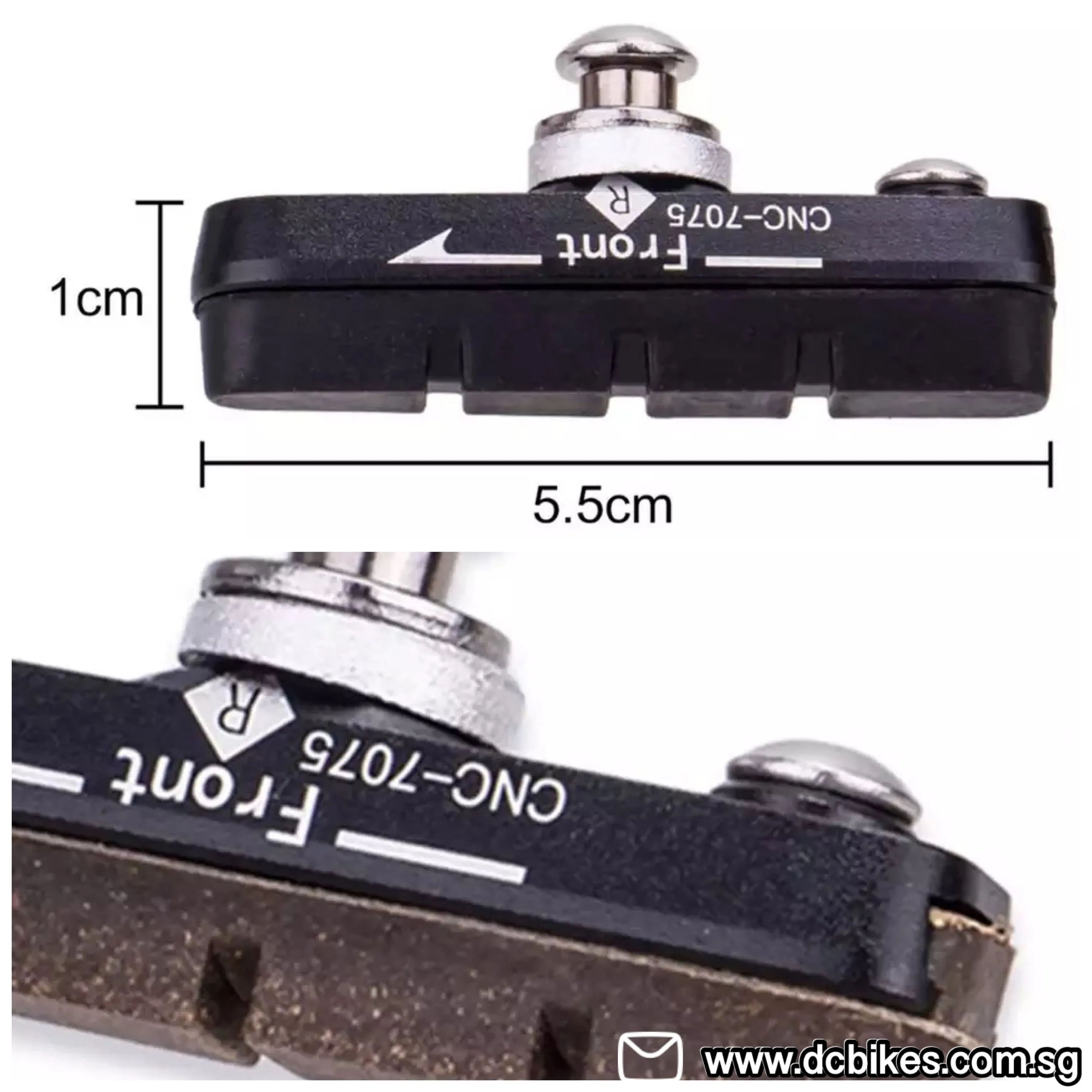 55mm C/U Bicycle Road Bike Mechanical Brake Pads