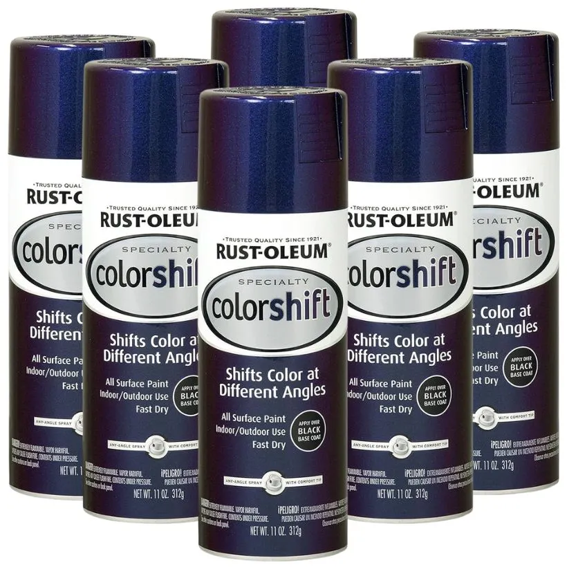 (6 PACK) Rustoleum 254860 Specialty Colour Shift Spray Paint - Galaxy Blue