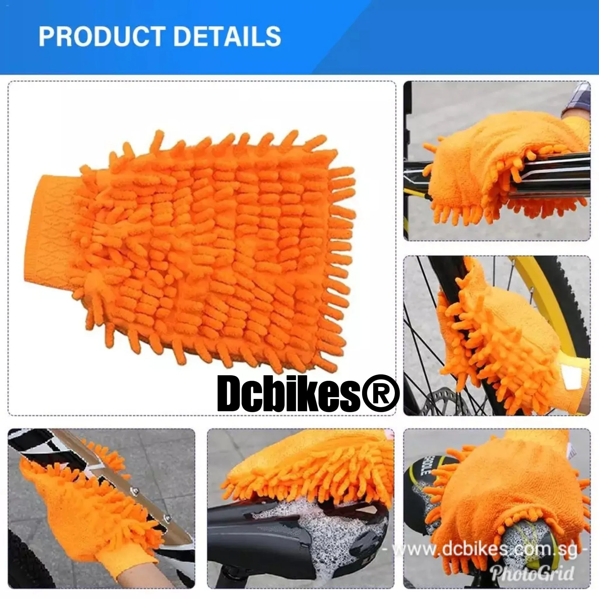8 Pieces MTB Bike Maintenance Dirt Cleaning Brush Kit Tool Set