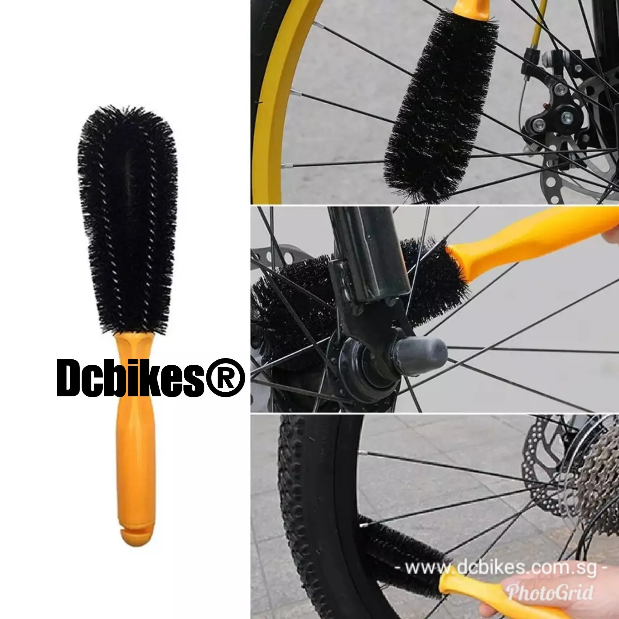 8 Pieces MTB Bike Maintenance Dirt Cleaning Brush Kit Tool Set