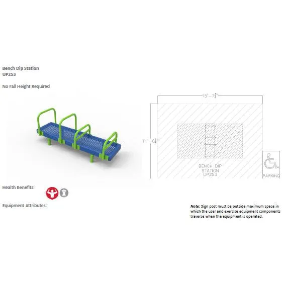 ActionFit Bench Dip Station