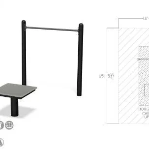 ActionFit Horizontal Chin-Up Station (Fit-Tech)