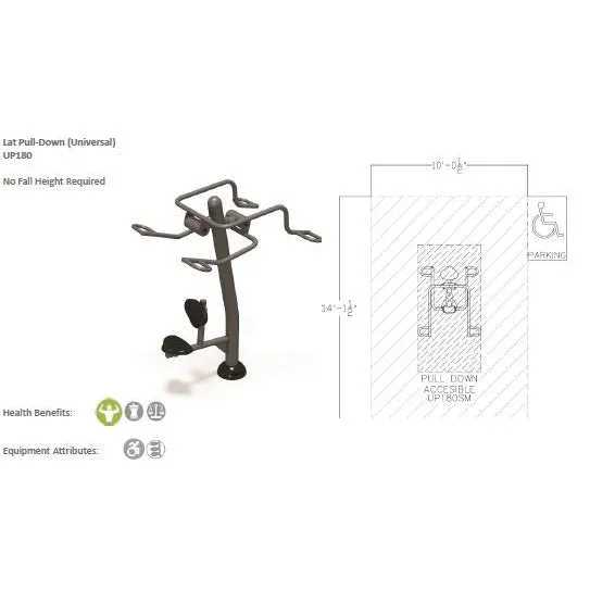 ActionFit Lat Pull Down (Accessible)