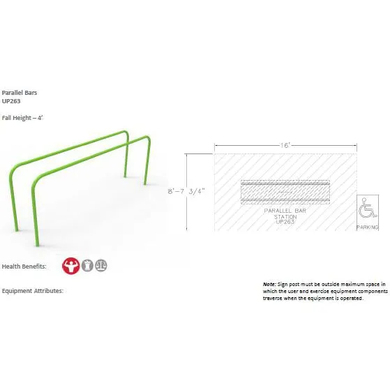 ActionFit Parallel Bar Station