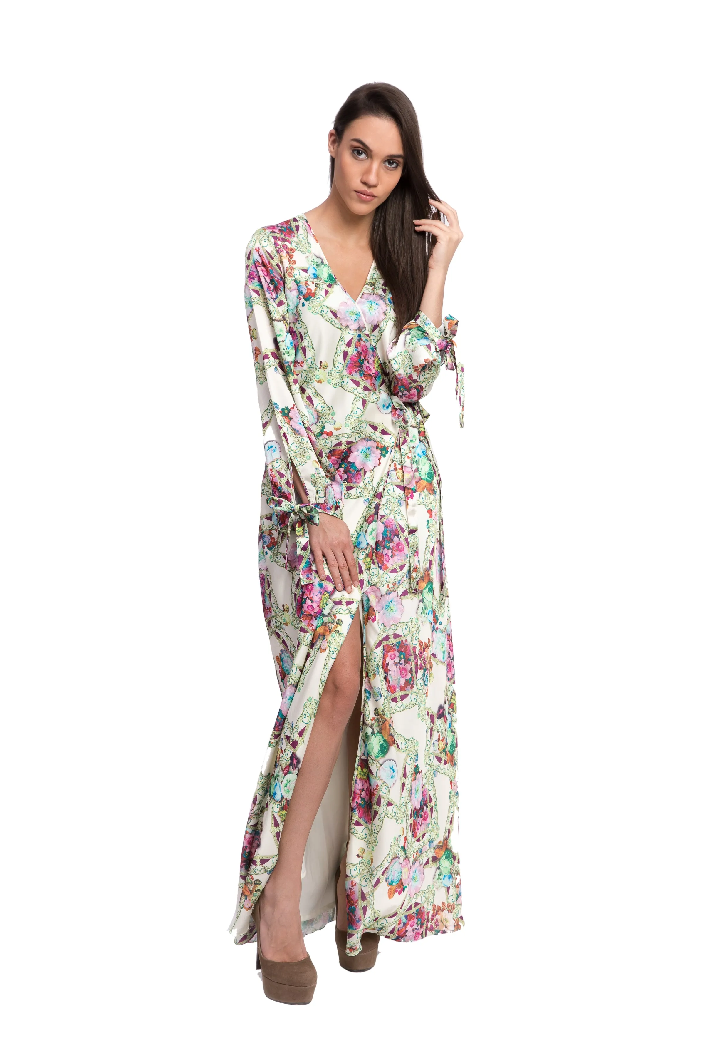 ADMIRALI Wrap Maxi Dress