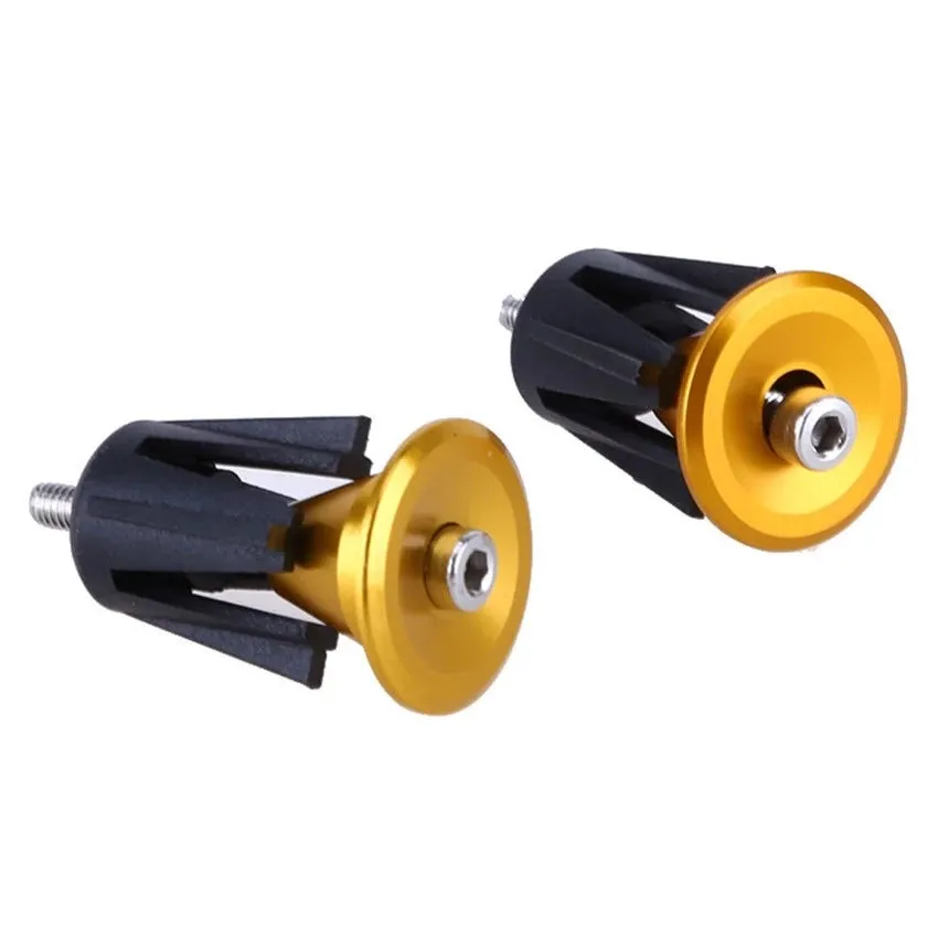 Aluminum Handlebar Grips Handle Bar Cap End Plugs