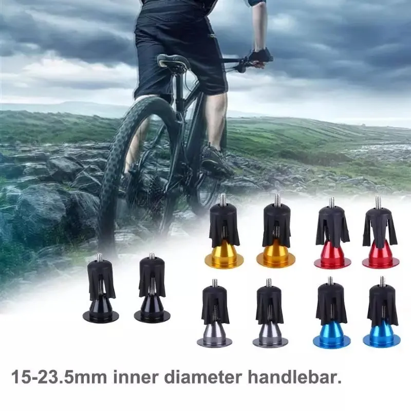 Aluminum Handlebar Grips Handle Bar Cap End Plugs