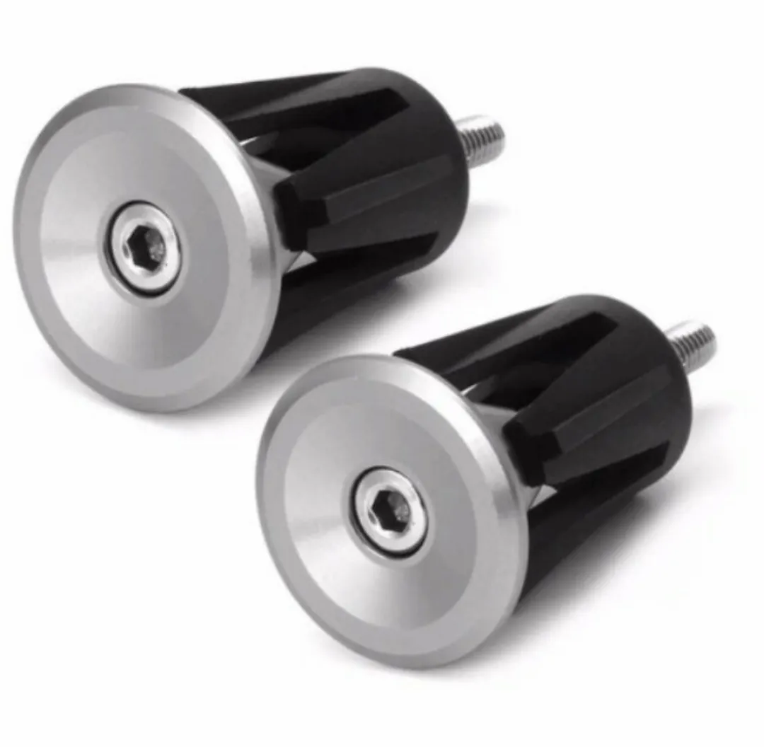 Aluminum Handlebar Grips Handle Bar Cap End Plugs