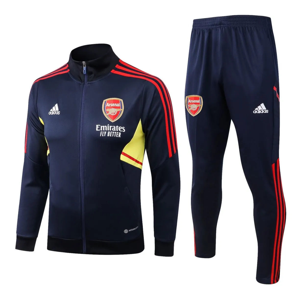 ARSENAL FC NAVY TRAINING PRESENTATION SOCCER TRACKSUIT 2022-23