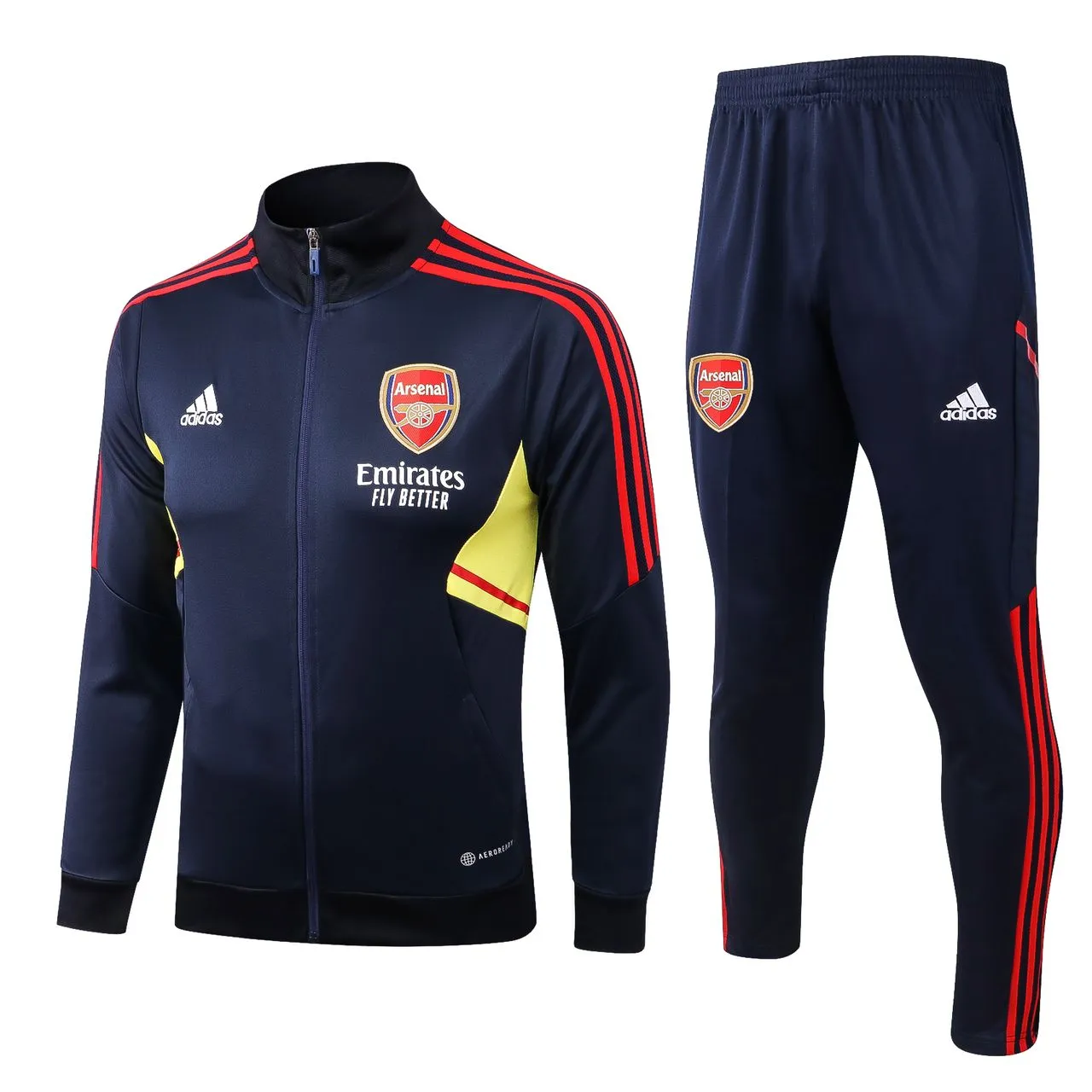 ARSENAL FC NAVY TRAINING PRESENTATION SOCCER TRACKSUIT 2022-23