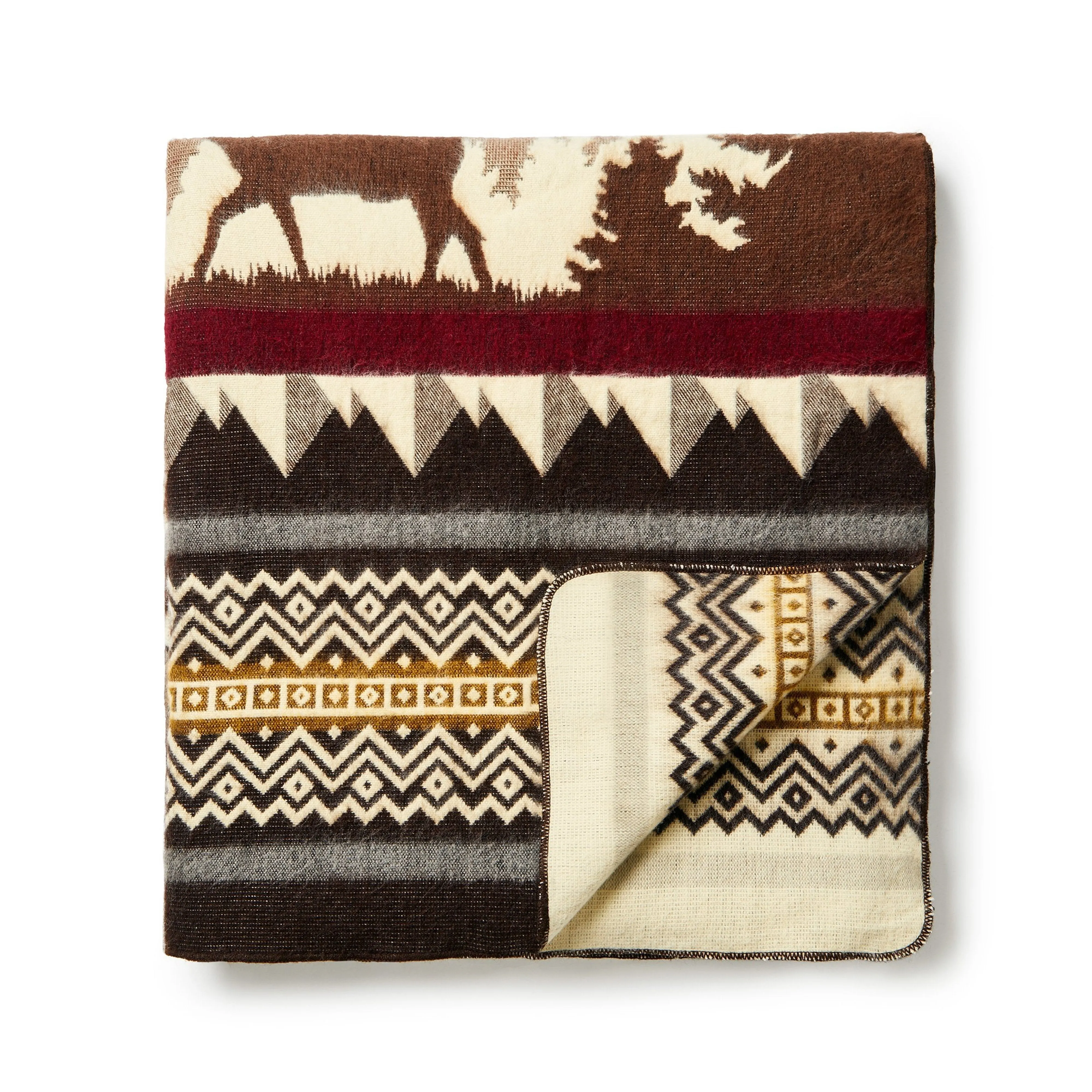 Artisan-Made Southwestern Blanket - Mountain Range