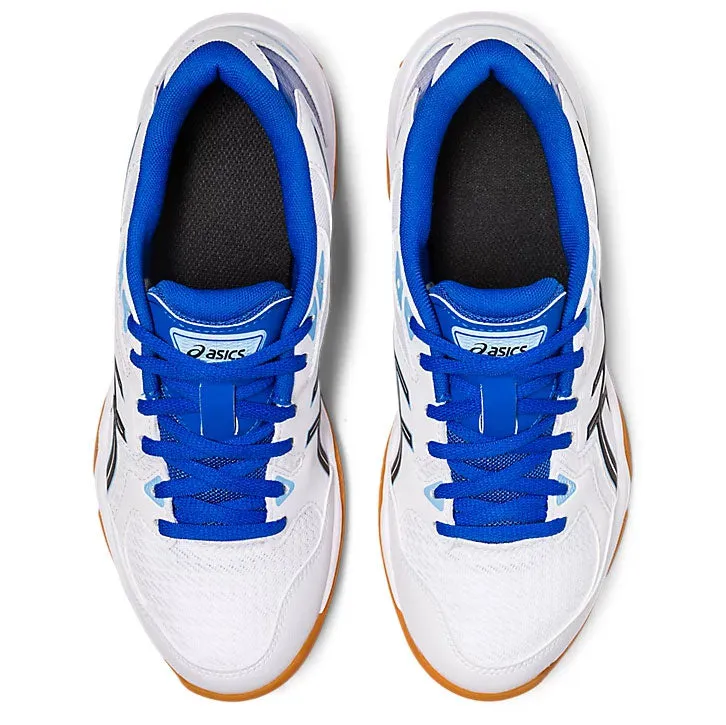 Asics Gel Rocket 10 Women's Indoor Court Shoe (White/Blue)