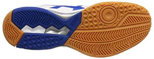 ASICS Men Gel-Rocket 8 White/Illusion Blue Badminton Shoes-6 UK/India (40 EU) (7 US) (B706Y.124)