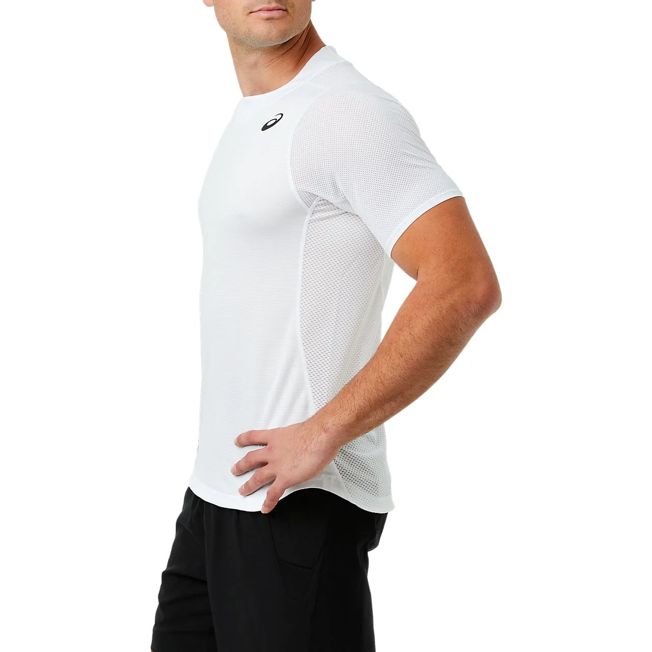 Asics Men's Gel Cool Short Sleeve Top (White)