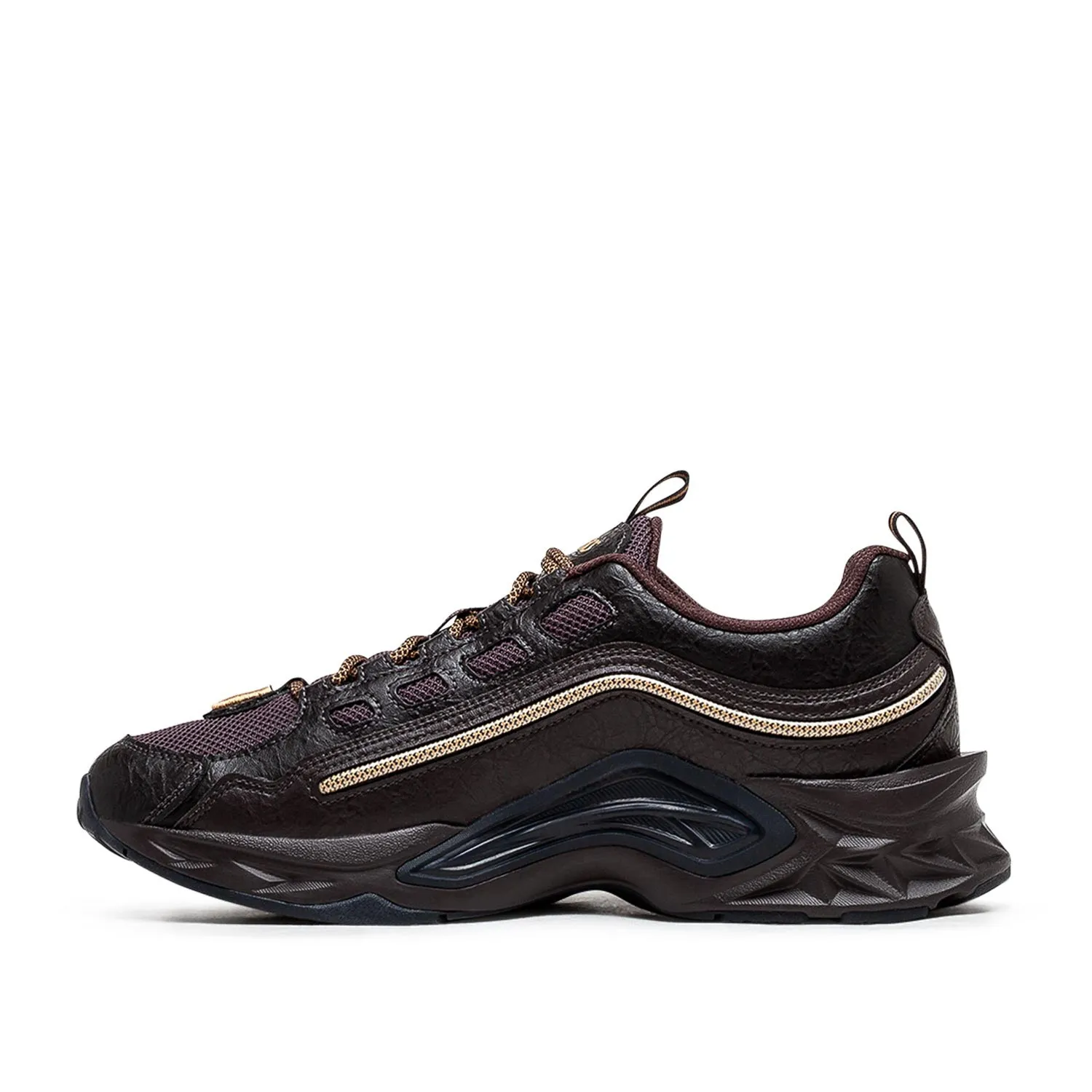 asics x otto958 protoblast-cmlviii (dark brown / Pure gold)