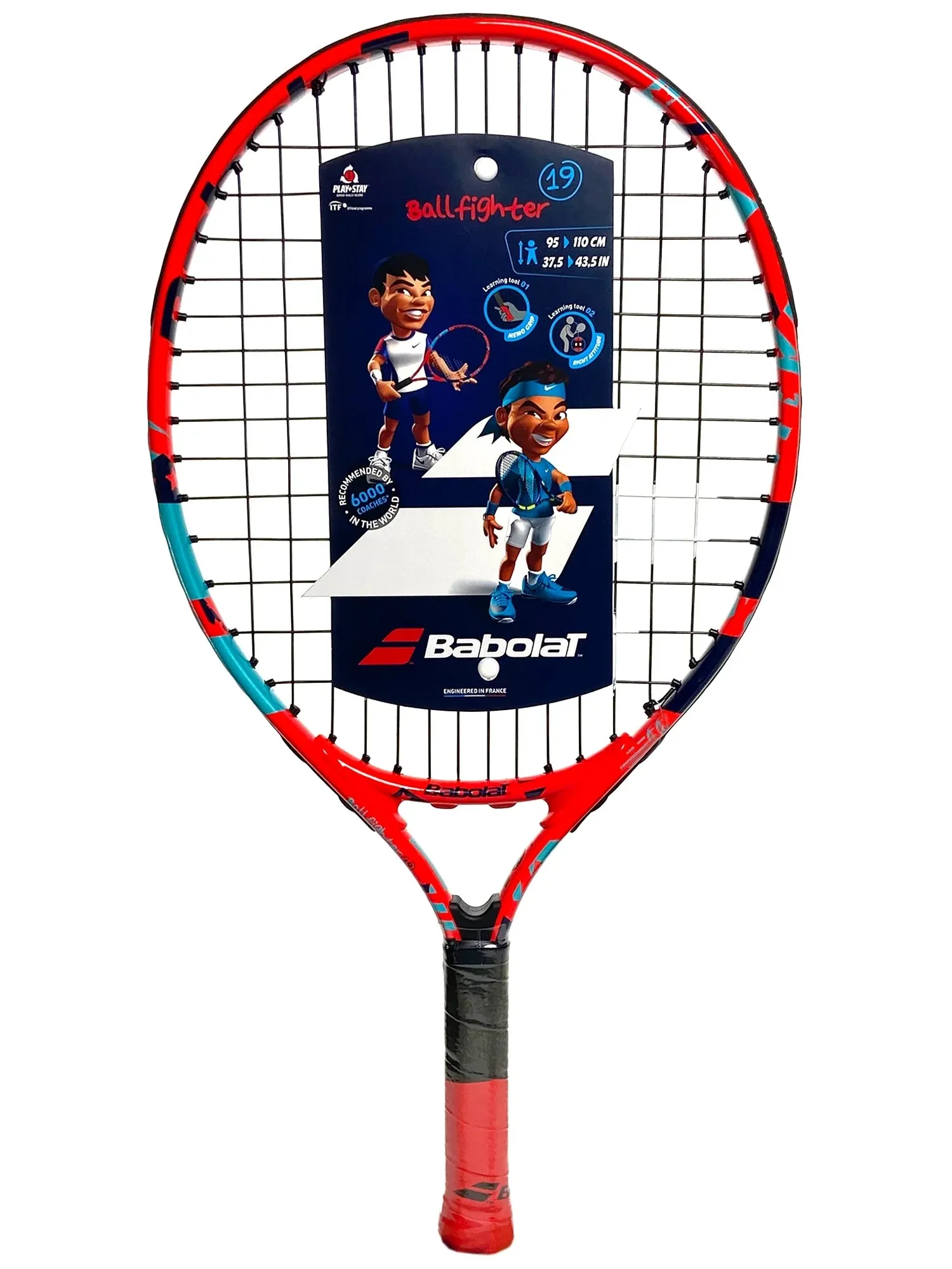 BABOLAT BALLFIGHTER 19" JR TENNIS RACKET - STRUNG