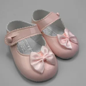 Baby Girl Shoes Baypods Soft Sole Pink Crib Shoes