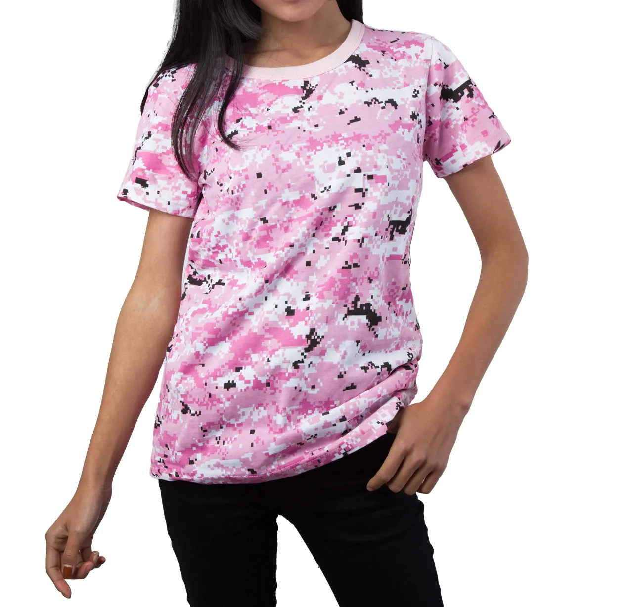 Backbone Womens Ladies Army Outdoor Gym Training Running Boot Camp Camo T-Shirt Top Tee