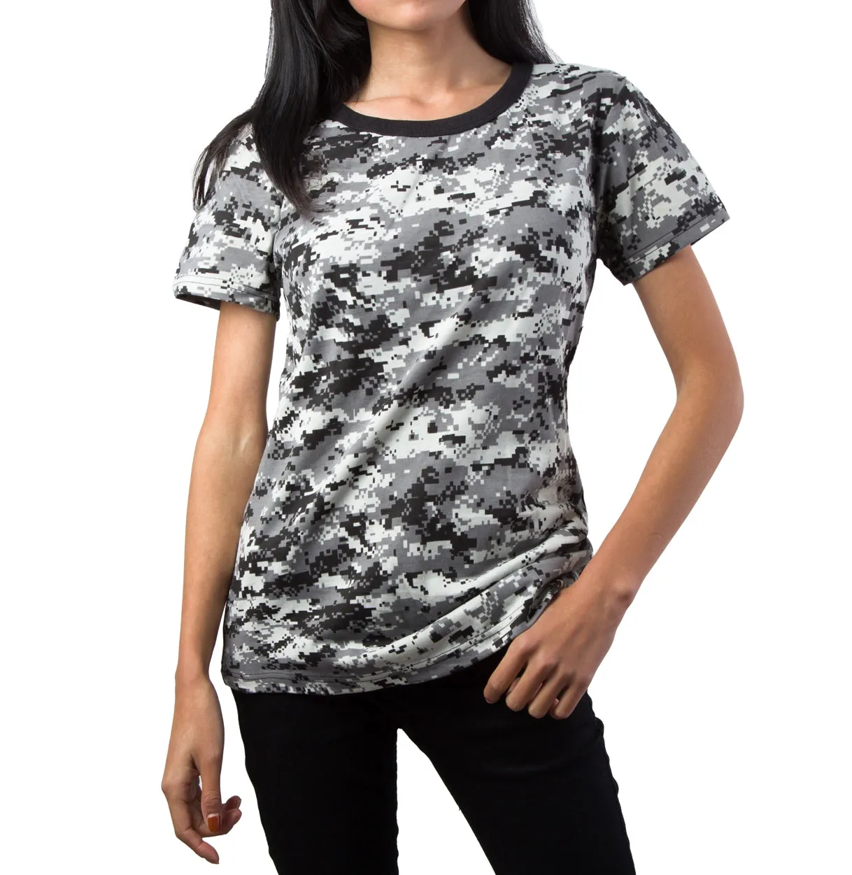 Backbone Womens Ladies Army Outdoor Gym Training Running Boot Camp Camo T-Shirt Top Tee