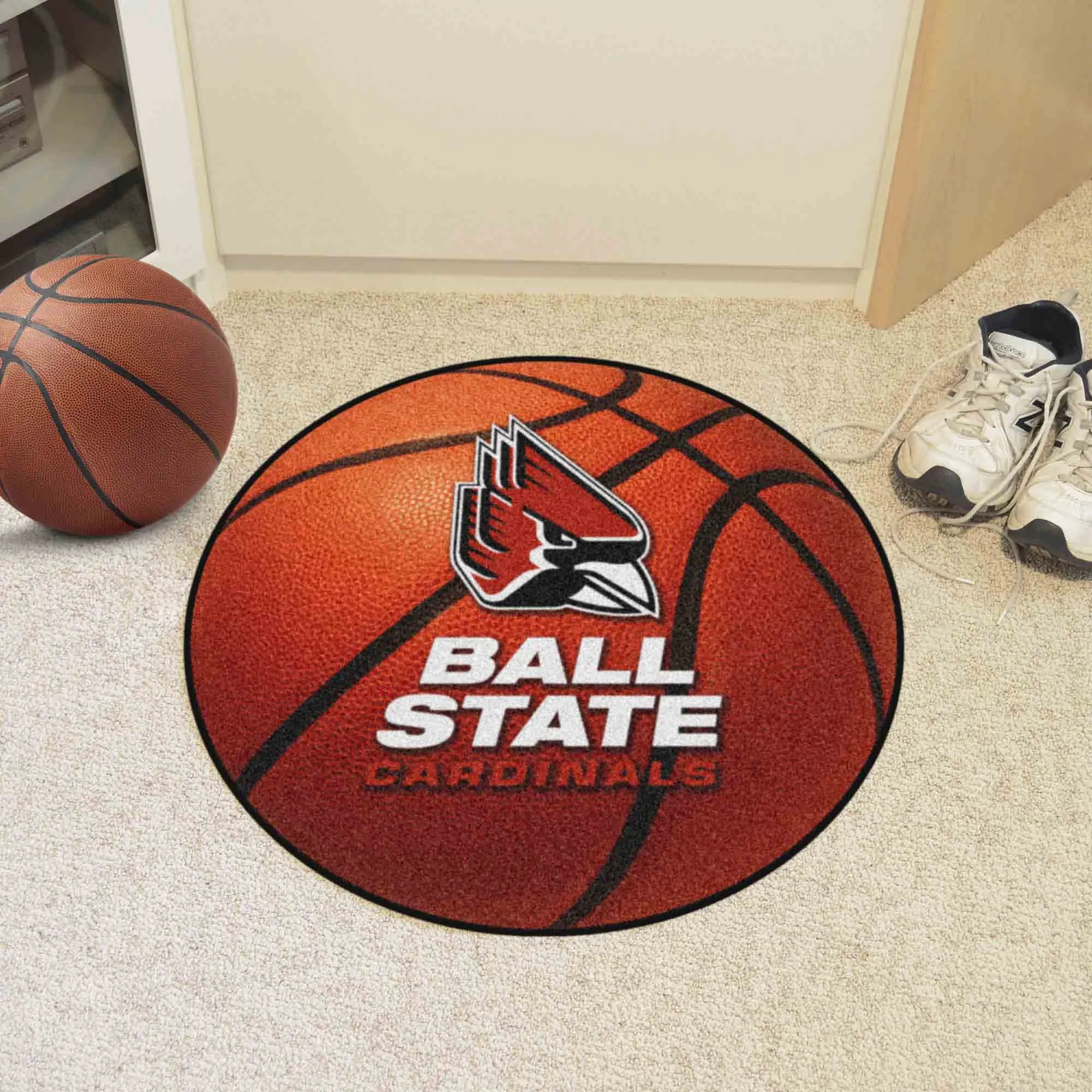 Ball State University Basketball Mat