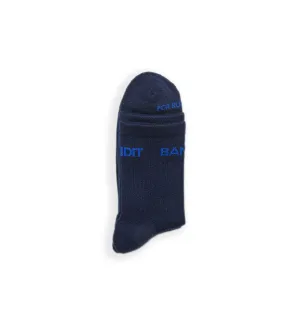 Bandit Running - Merino Wool Run Quarter Socks 2 Pack - Navy