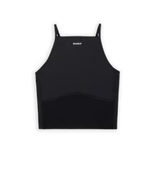 Bandit Running - Stamina 6 Pocket Nova Crop - Black