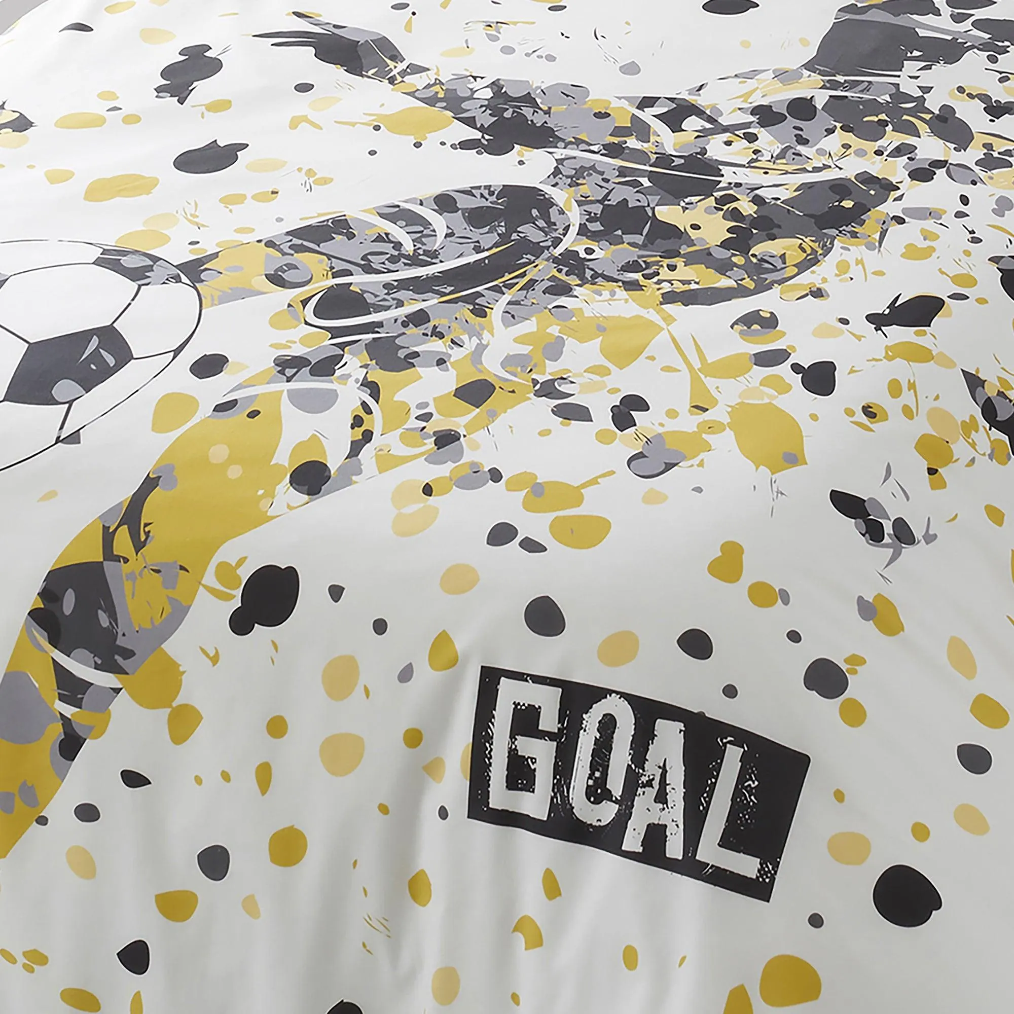 Bedlam Goal Duvet Cover Set - Gold