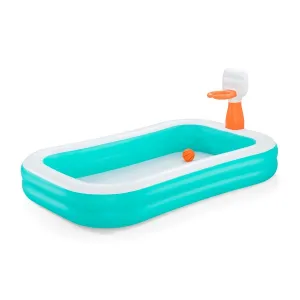 Bestway 8'3" X 66" X 40"/2.51M X 1.68M X 1.02M Dunk N' Splash Family Pool (1 pool, 1 ball, repair patch.)