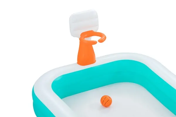 Bestway 8'3" X 66" X 40"/2.51M X 1.68M X 1.02M Dunk N' Splash Family Pool (1 pool, 1 ball, repair patch.)