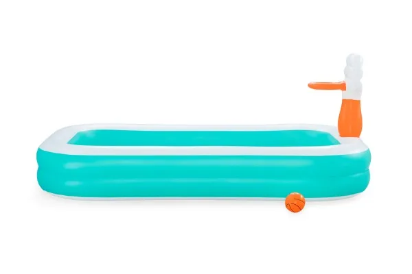 Bestway 8'3" X 66" X 40"/2.51M X 1.68M X 1.02M Dunk N' Splash Family Pool (1 pool, 1 ball, repair patch.)