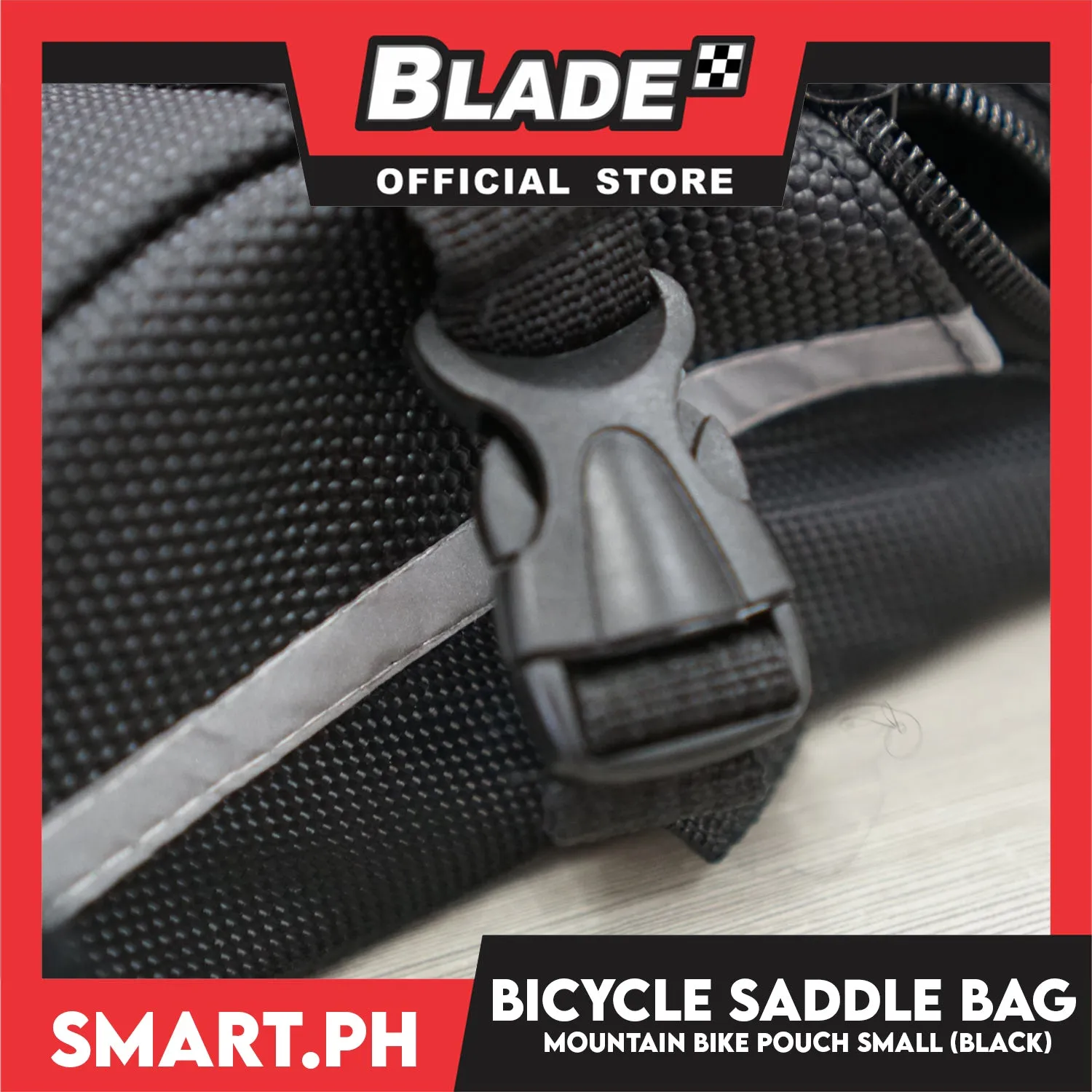 Bicycle Seat Saddle Bag (Small) Road Bike Pouch, Mountain Bike Seat Bag