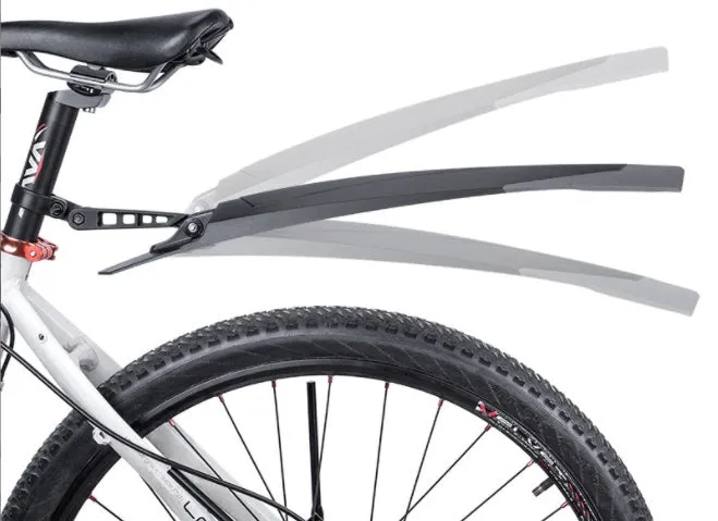 Bike Bicycle Mudguards - Quality, Front (Fork mounted)   Rear (Seatpost mounted)