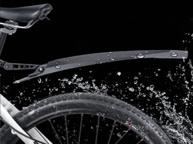 Bike Bicycle Mudguards - Quality, Front (Fork mounted)   Rear (Seatpost mounted)