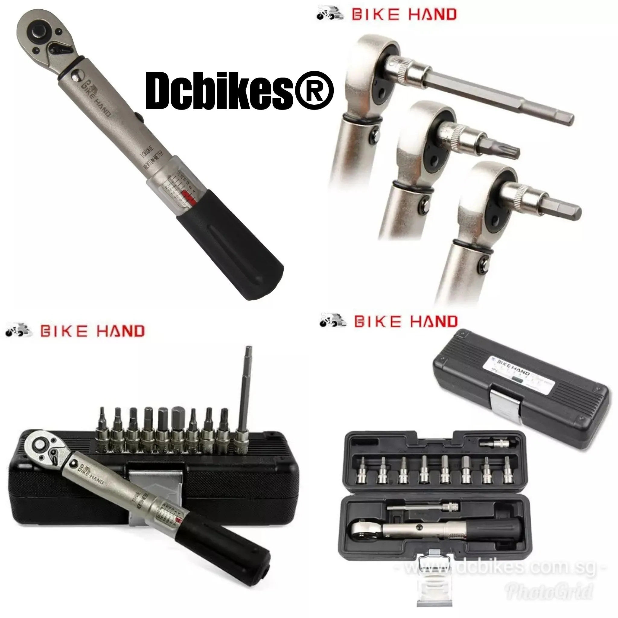 Bike Hand 1/4'' MTB Road 2Nm-24Nm Pro Torque Wrench Set Tools