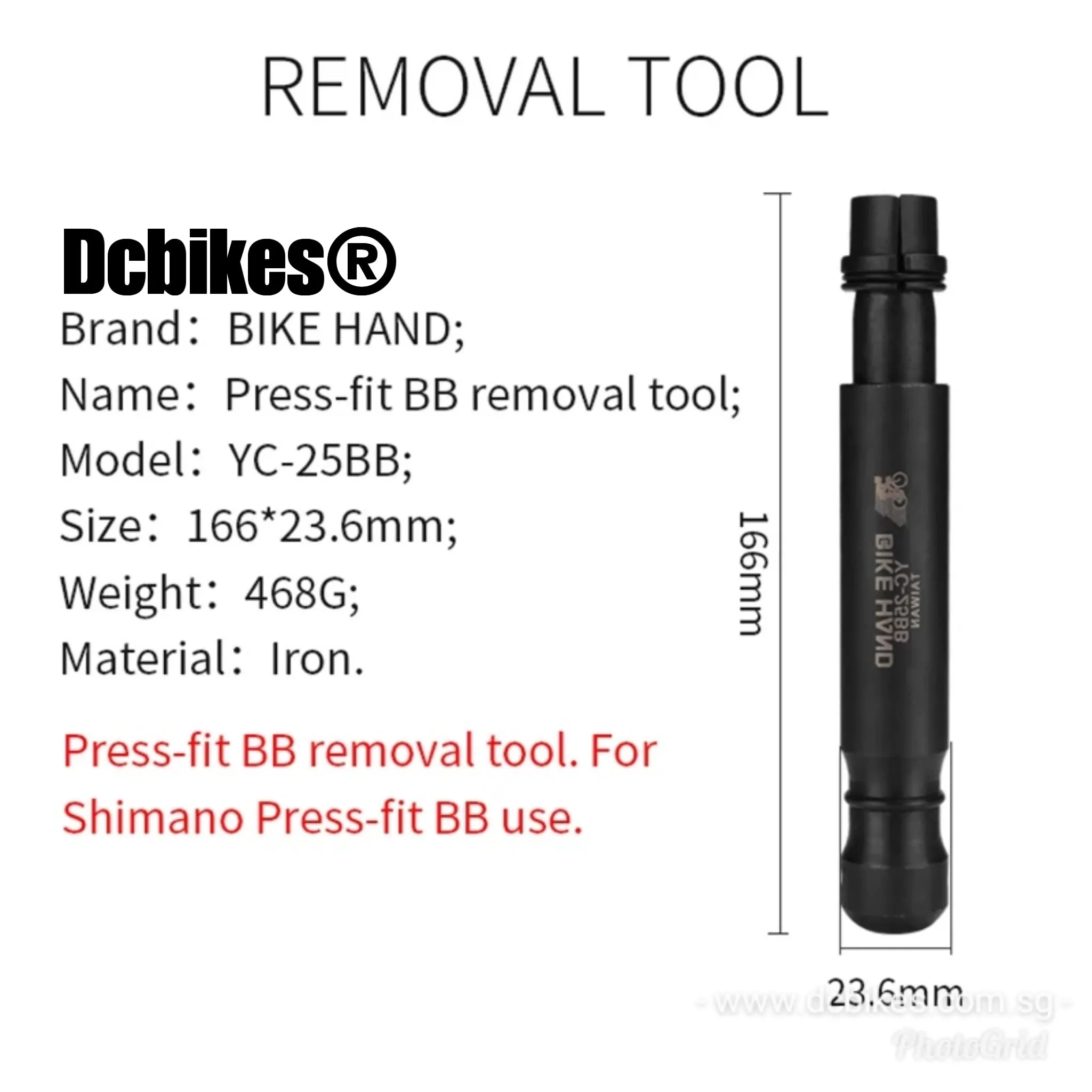 Bike Hand BB Press Fit Tool Bottom Bracket Removal Installation Bike Repair Tools For Sram Gxp Shimano 24mm BB92 BB86
