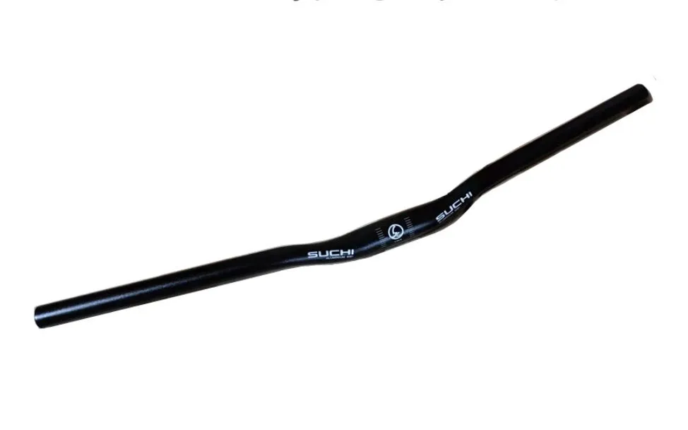 Bike Handlebar Bicycle Flat Riser Bar - 31.8*720mm 20mm rise, Aluminum, Black