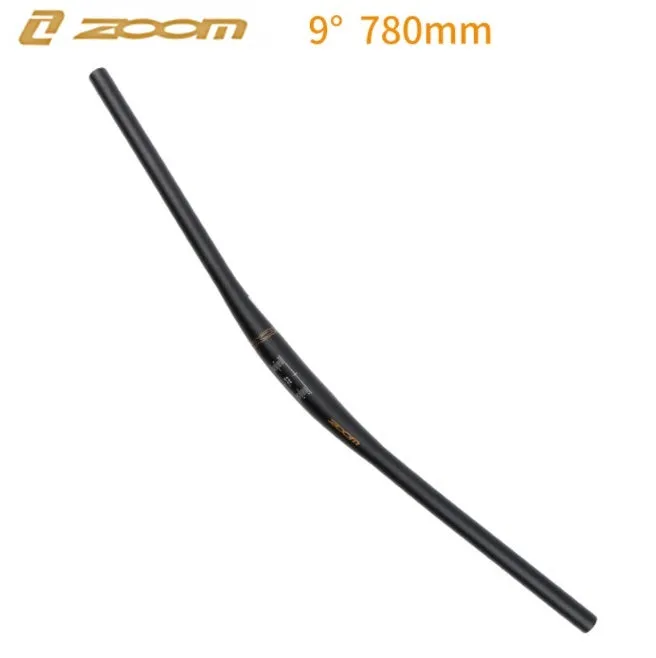 Bike Handlebar Bicycle Riser Bar - ZOOM, 31.8*780mm, 9 degree, Aluminum, Black