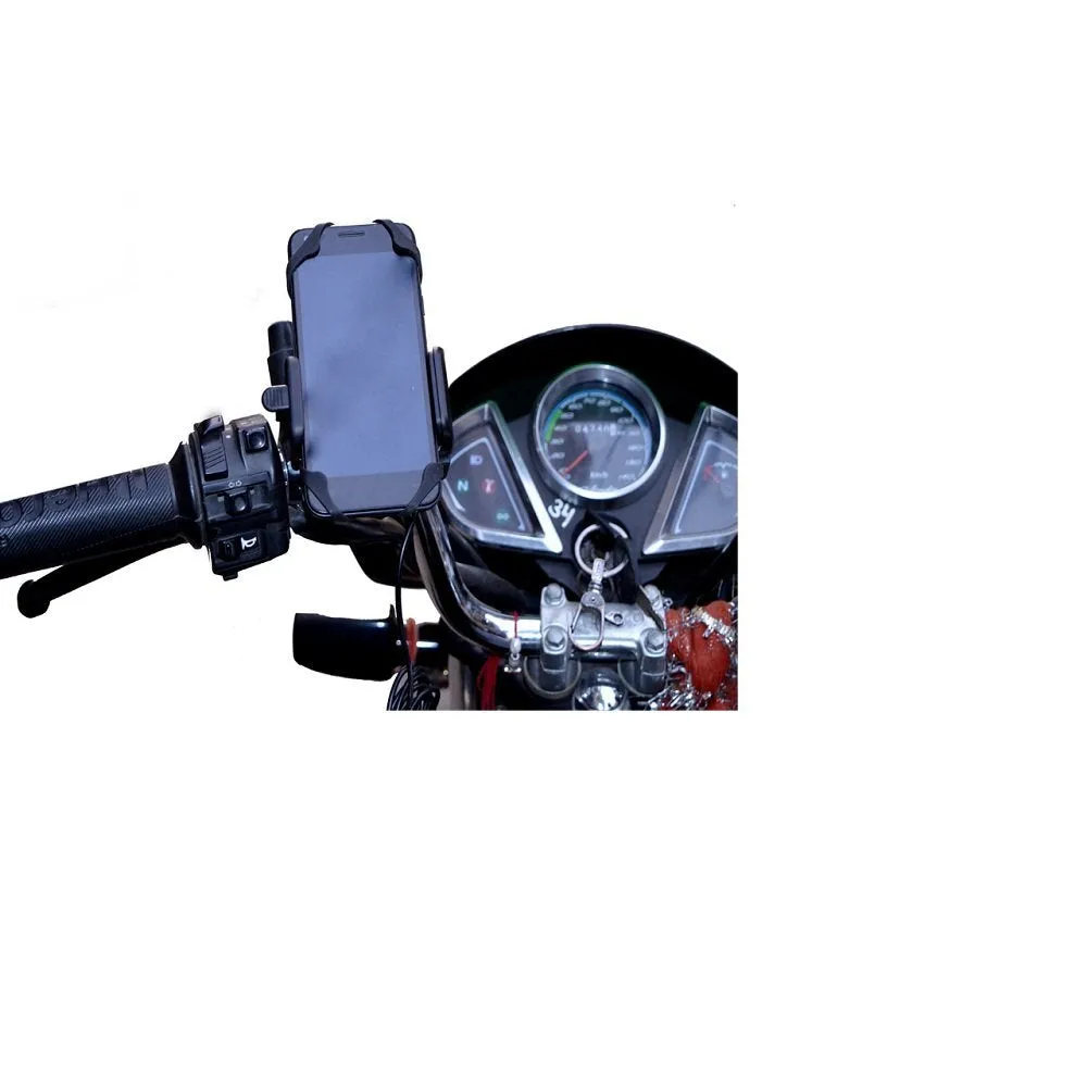 Bike Mobile Holder Mount With Built in USB Charger Mobile Charger