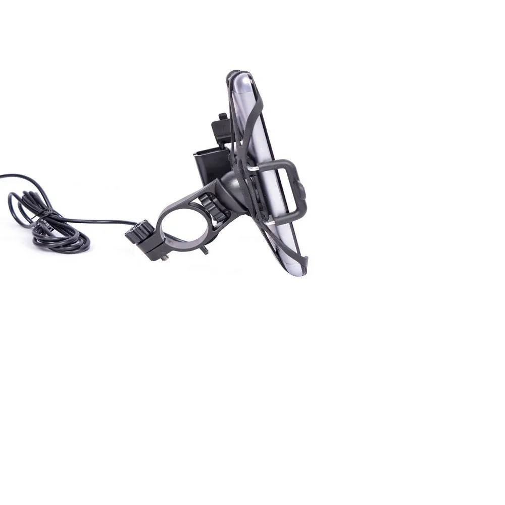 Bike Mobile Holder Mount With Built in USB Charger Mobile Charger