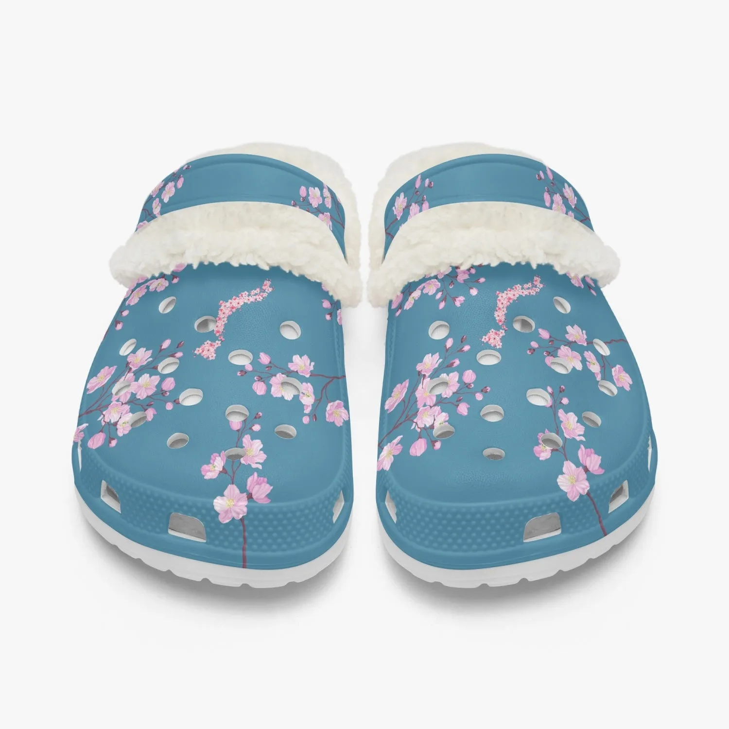 Blue Sky Sakura Clogs