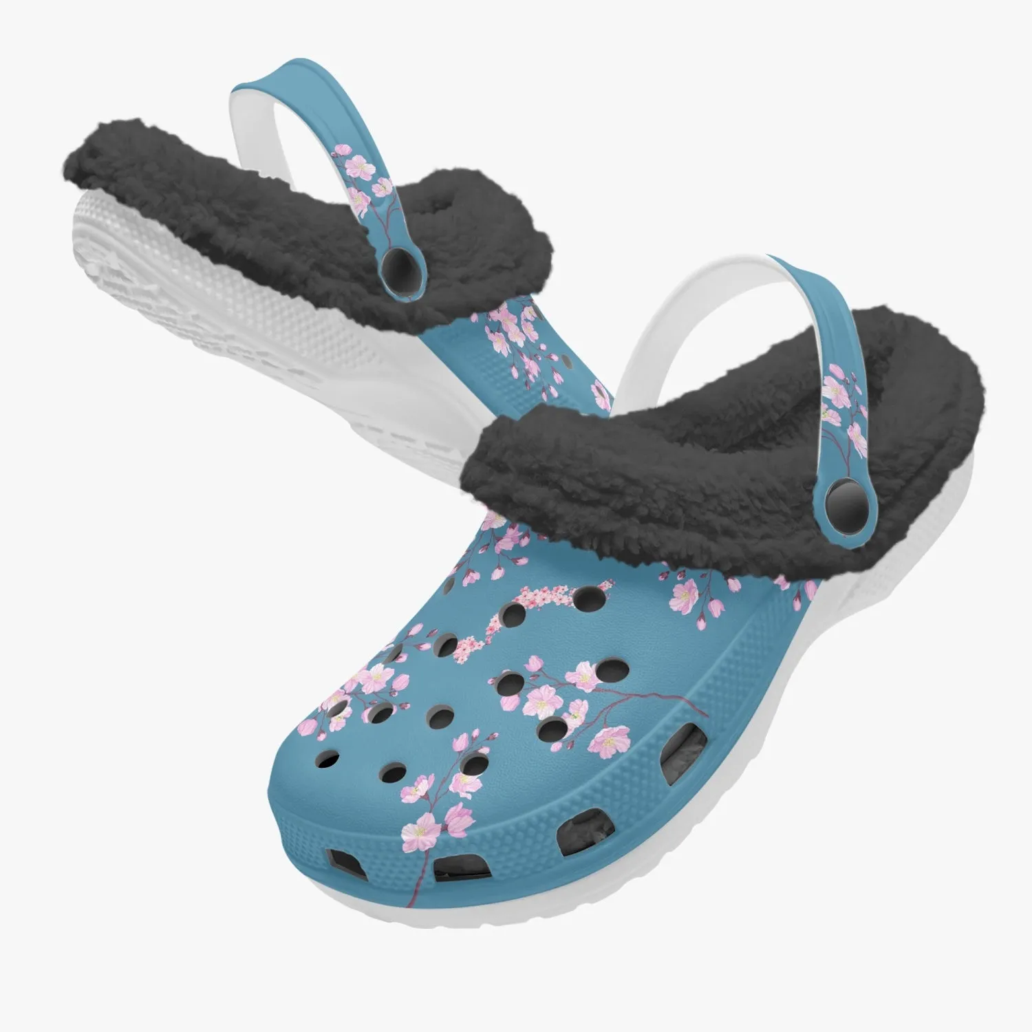 Blue Sky Sakura Clogs